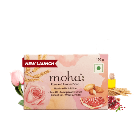 Moha Rose And Almond Soap